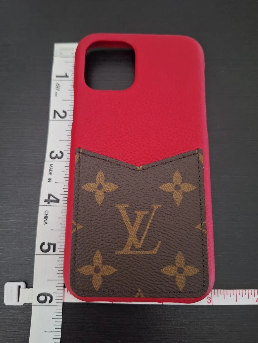Louis Vuitton Bumper iPhone 11 Pro Monogram/Scarlet BC4280